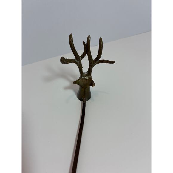 Candle Snuffer Brass Deer Stag Antlers Home Decor Tableware - Picture 2 of 4